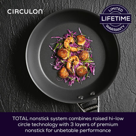 Circulon Infinite 24cm Non Stick Saute Pan With Lid Dishwasher Safe Easy Clean