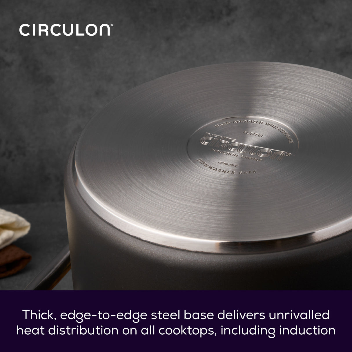 Circulon Infinite 24cm Non Stick Saute Pan With Lid Dishwasher Safe Easy Clean