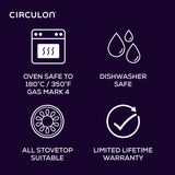 Circulon Premier Professional Pots and Pans Set Non Stick Cookware - Pack of 5
