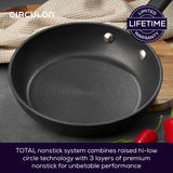 Circulon Premier Professional Pots and Pans Set Non Stick Cookware - Pack of 5
