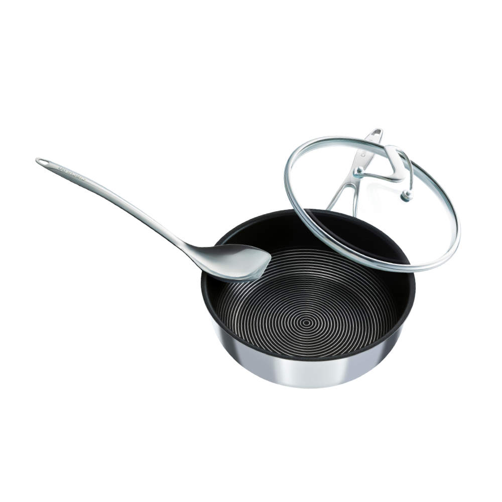 Circulon C Series Stainless Steel Covered Chefs Pan, 24cm/3.3L