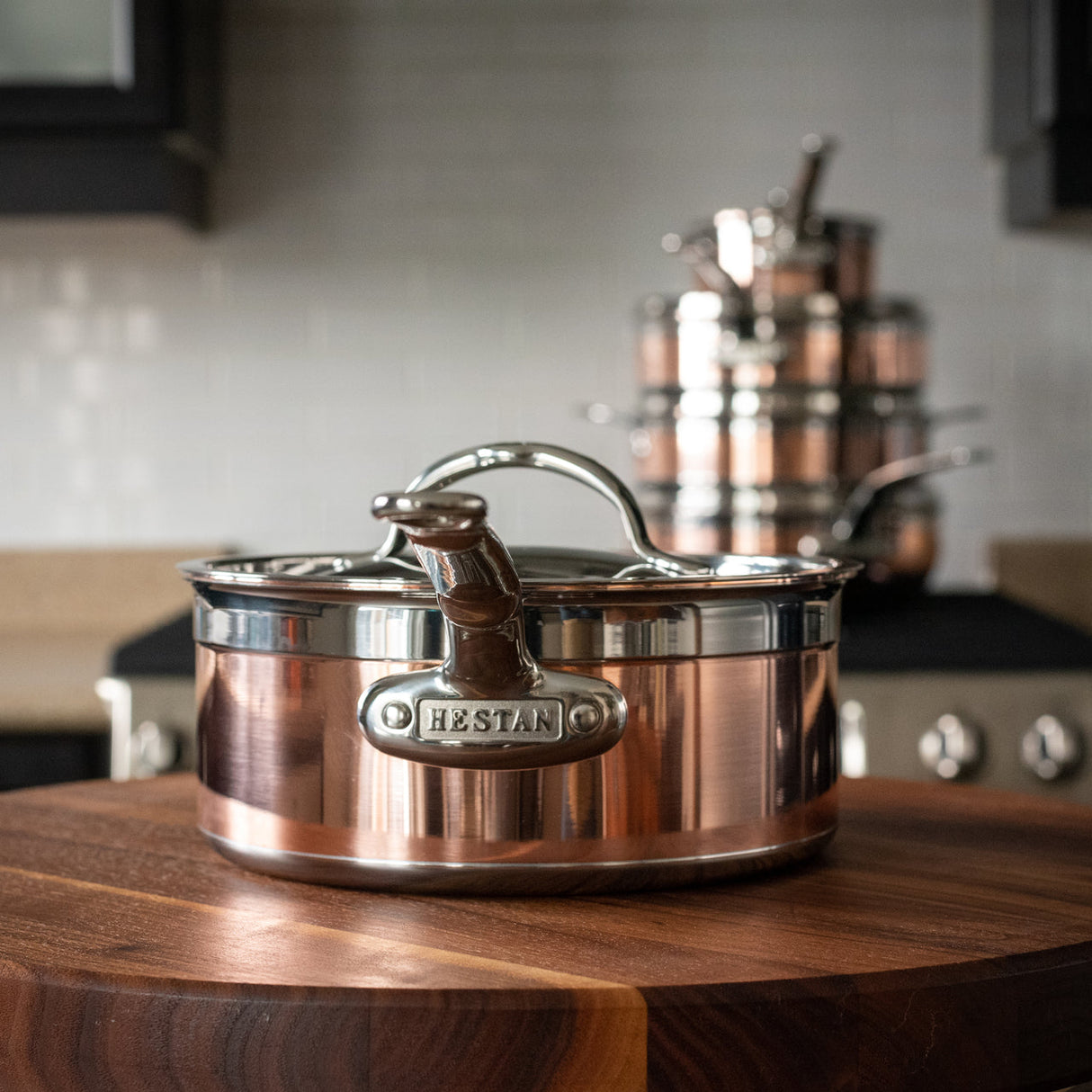 Hestan CopperBond Induction Copper Saucepan & Lid - Large - 20cm