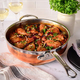 Hestan CopperBond Induction Copper Essential Pans - Large 28cm (4.7L)