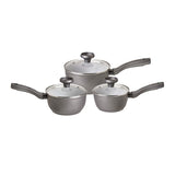 Earth Pan 3 Piece Ceramic Non-Stick Saucepan Set