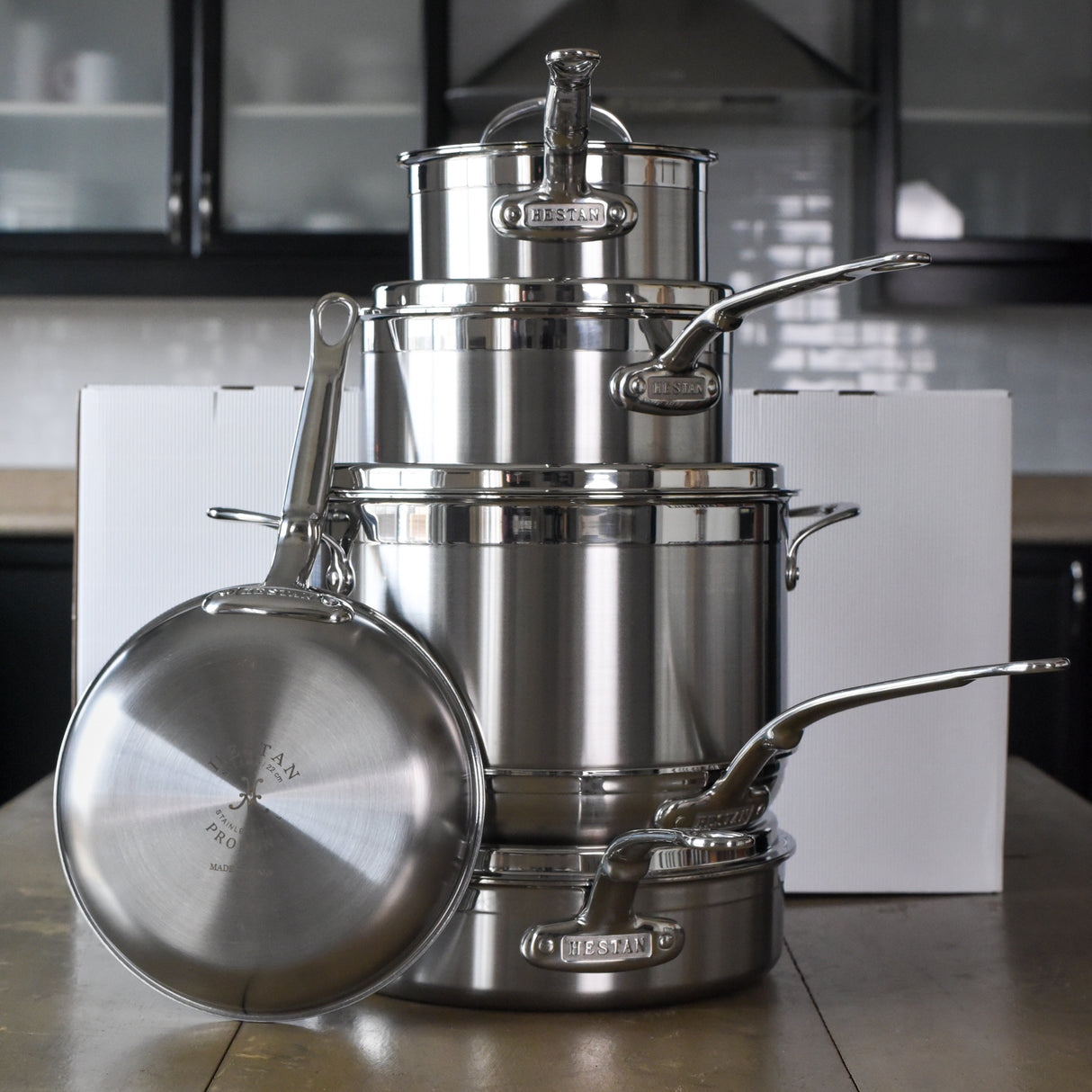Hestan ProBond Induction Stainless Steel Pan Set: 10 Piece