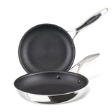 Circulon Stainless Steel Extreme Non-Stick Frypan Twin Pack, 22cm & 25cm