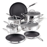 Circulon Stainless Steel Extreme Non-Stick Cookware Set, 11pce