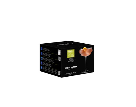 Luigi Bormioli Backdoor '20s Great Gatsby Glasses, 300ml x 4