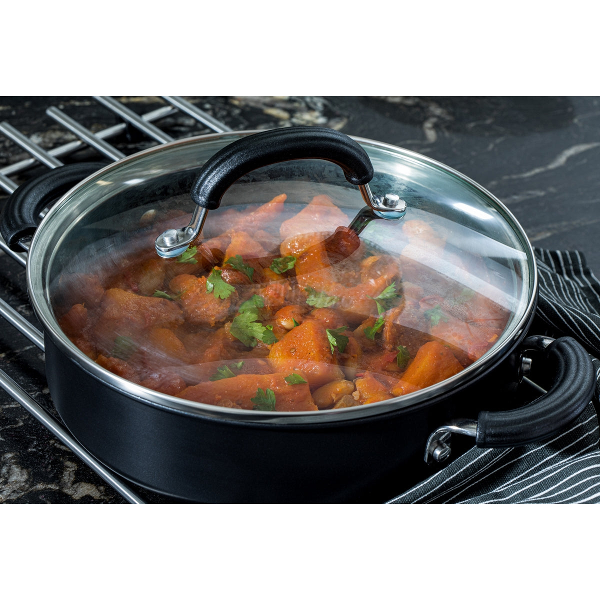 Circulon Total Non-Stick Sauteuse Pan & Lid - 28cm