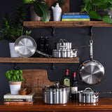 Hestan ProBond Induction Stainless Steel Pan Set: 10 Piece
