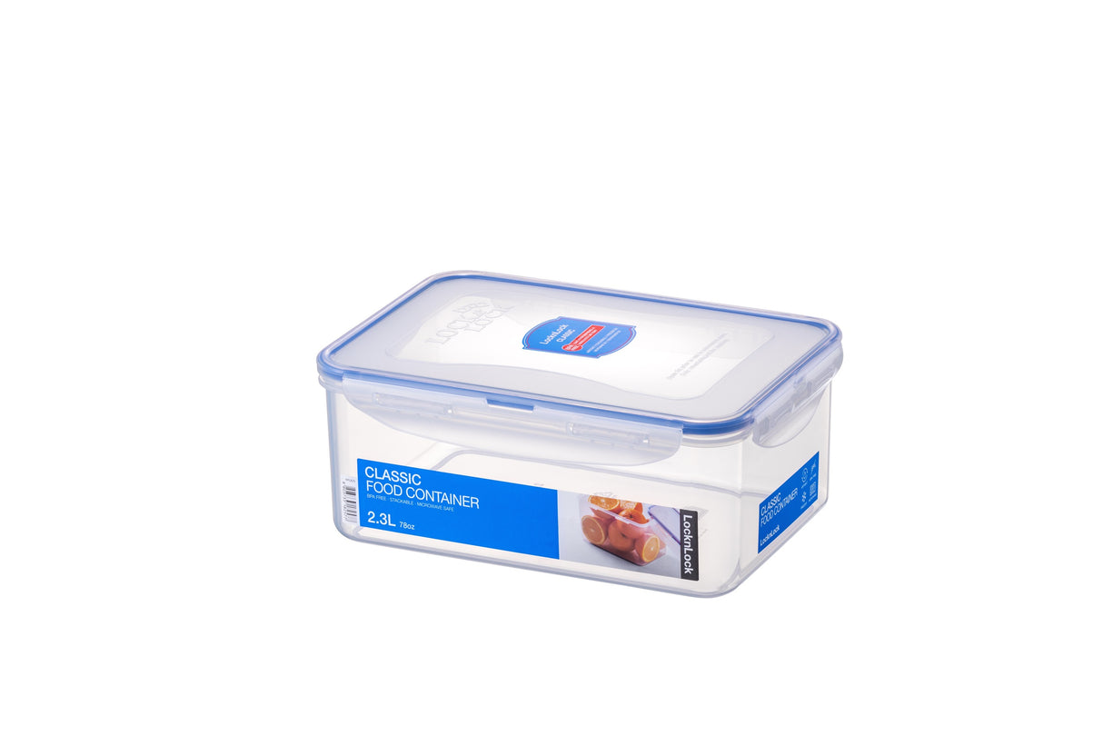 LocknLock Classic Food Container Rectangular Reusable Lunch Storage Box - 2.3 L