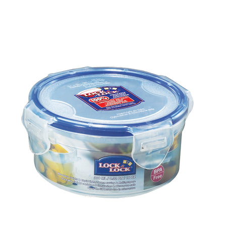 LocknLock Classic Food Container Reusable Round Kitchen Storage Box - 300 ml