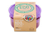 LocknLock Eco Food Container Reusable Round Kitchen Lunch Storage Box - 600 ml