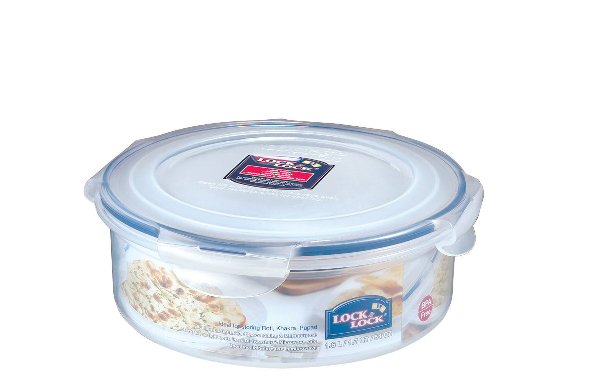 LocknLock Classic Food Container Reusable Round Kitchen Storage Box ...