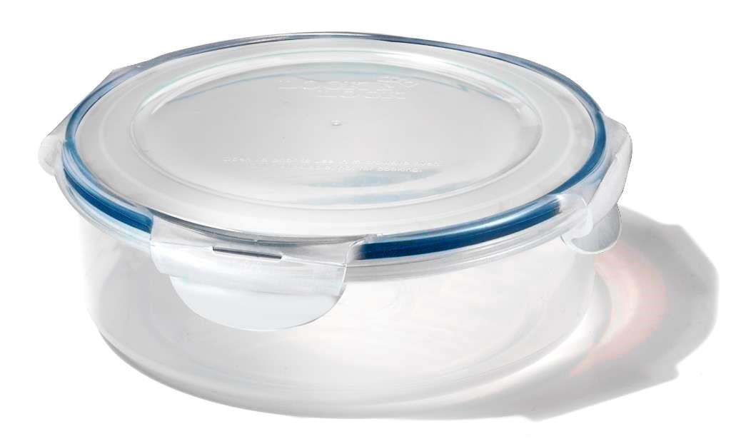 LocknLock Classic Food Container Reusable Round Kitchen Storage Box ...