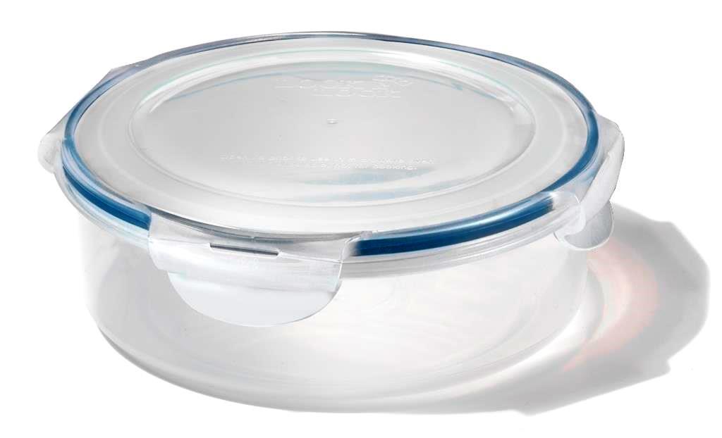 LocknLock Classic Food Container Reusable Round Kitchen Storage Box - 1.6 L