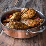 Hestan CopperBond Induction Copper Sauté Pan & Lid with Helper Handle 26cm (3.3L)