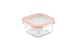 LocknLock Ovenglass Food Container Reusable Square Glass Storage Box - 500 ml