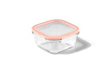 LocknLock Ovenglass Food Container Reusable Square Glass Storage Box - 500 ml