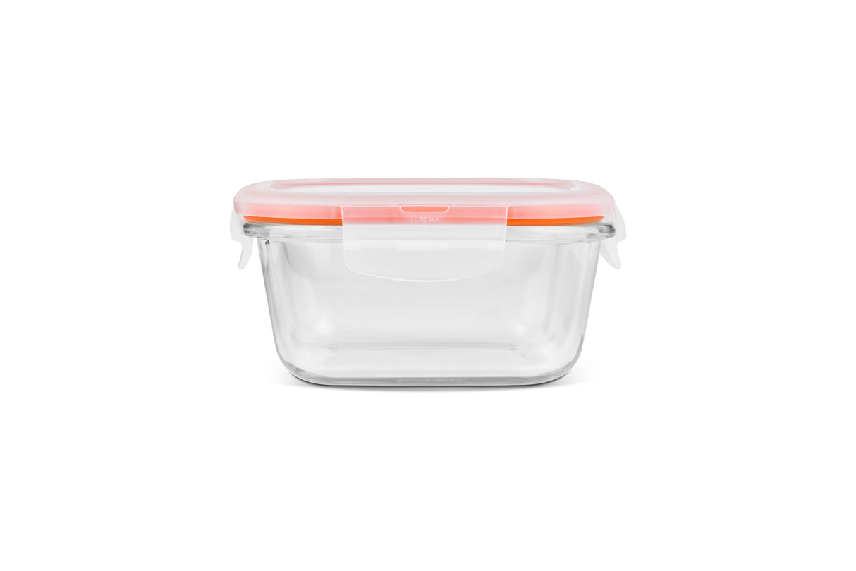 LocknLock Ovenglass Food Container Reusable Square Glass Storage Box - 500 ml