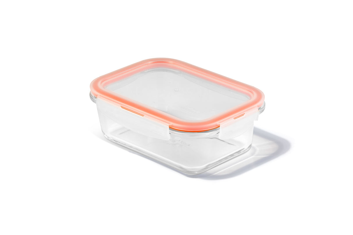 LocknLock Ovenglass Food Container Reusable Rectangular Storage Box - 630 ml