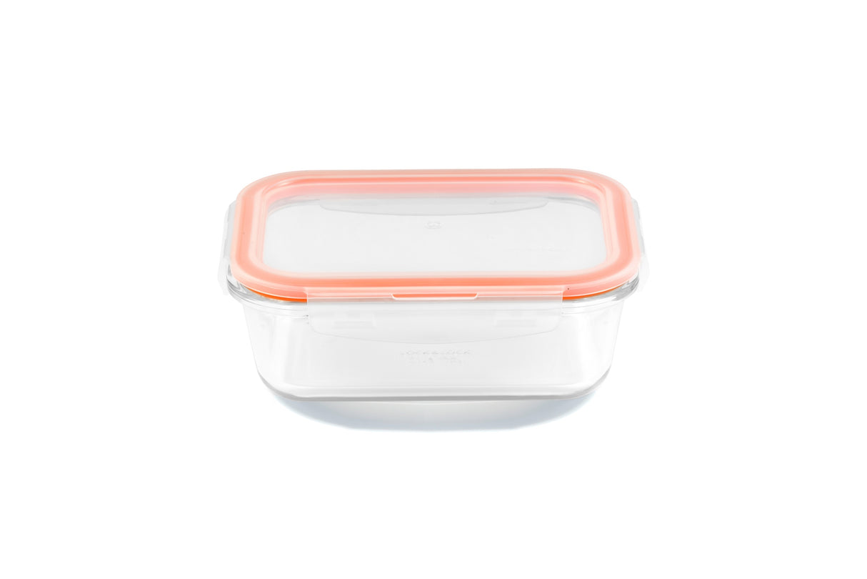 LocknLock Ovenglass Food Container Reusable Rectangular Storage Box - 630 ml