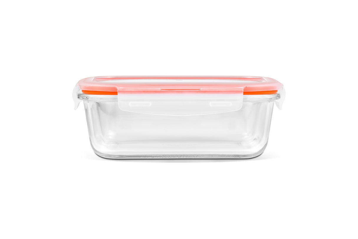 LocknLock Ovenglass Food Container Reusable Rectangular Storage Box - 630 ml