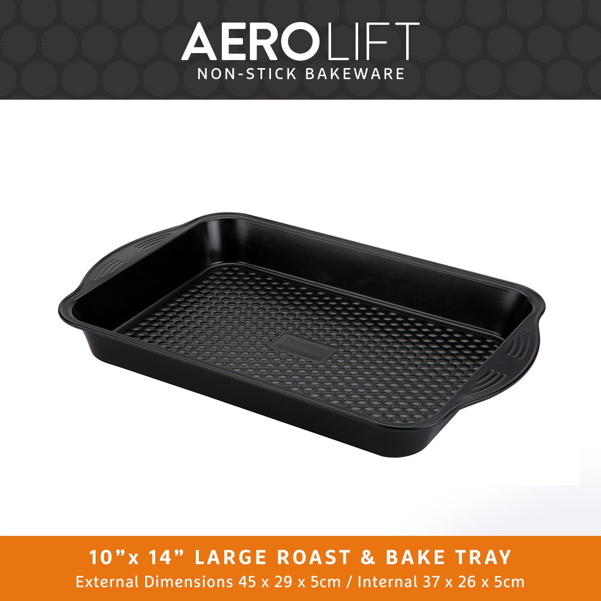 Prestige Aerolift Roast & Bake Tray Medium Rectangular Steel Dish - 9 x 13"