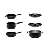 Meyer: Accent Non-Stick Saucepan, Frying Pan & Chef Pan Set - 6 Piece