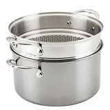 Hestan Stainless Steel Pasta Insert - Fits 26cm/7.6L Stockpots