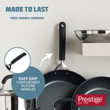 Prestige Made to Last Cookware Set with Soft Grip Silicone Handles - Pack of 5