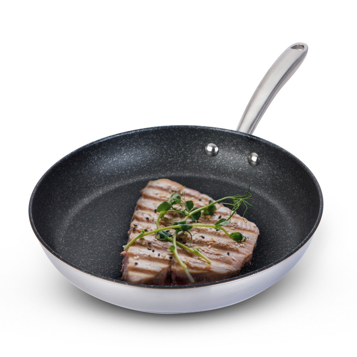 Prestige Scratch Guard Frying Pan in Stainless Steel Induction Cookware - 21 cm