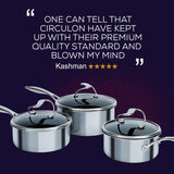 Circulon C Series Stainless Steel Cookware Set, 4pce