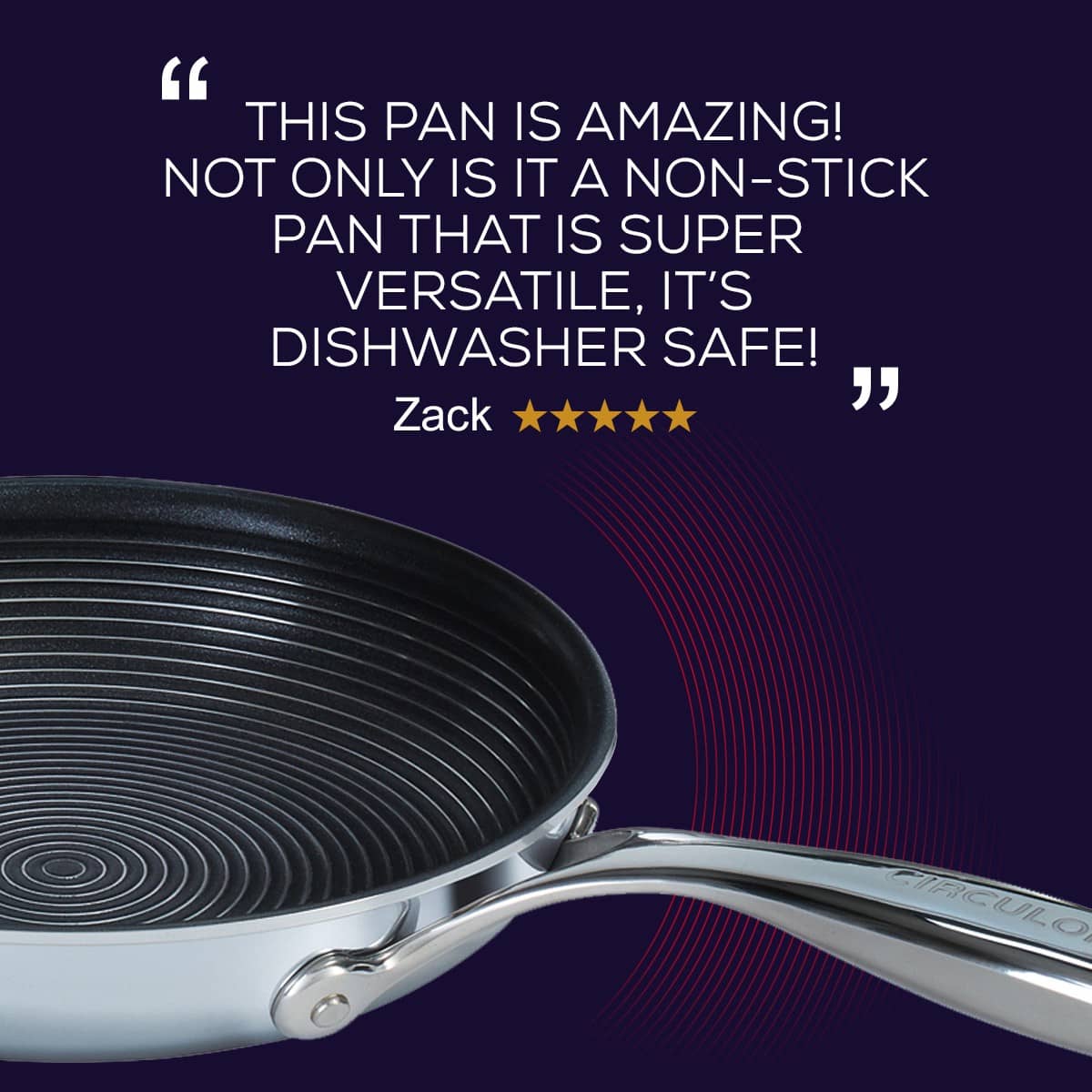 Circulon C Series Stainless Steel Skillet, 32cm