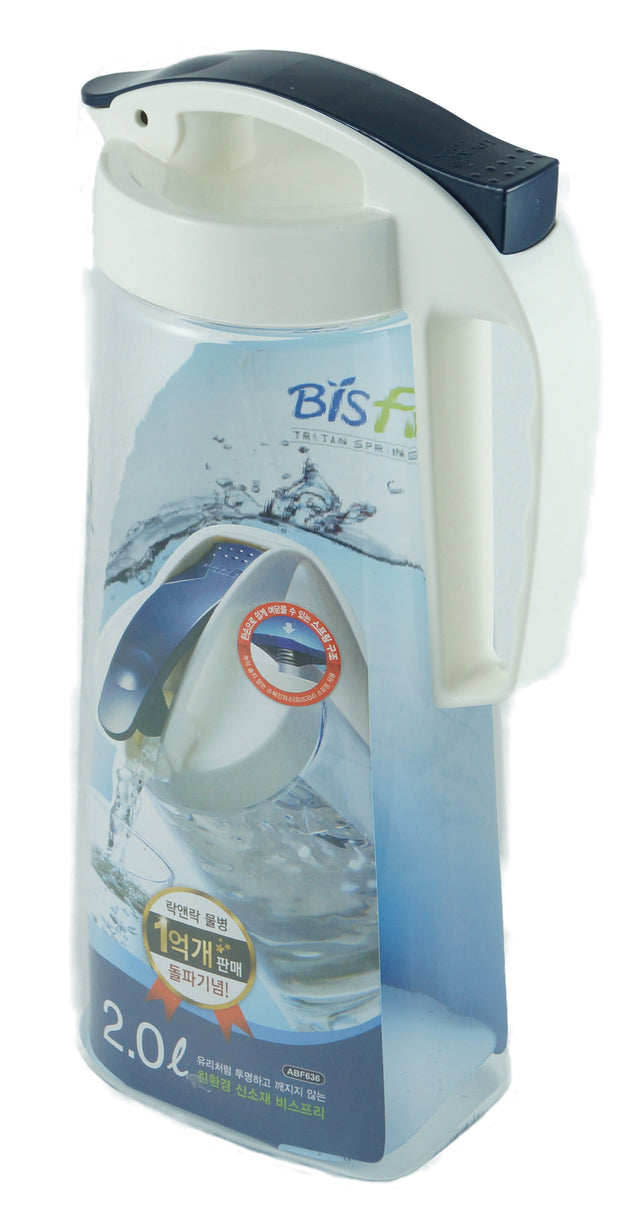 LocknLock Aqua Fridge Door Water Jug With Handle BPA Free Plastic Pitc – Advanced Mixology