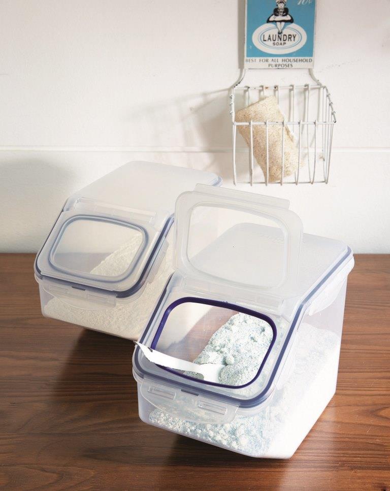 LocknLock Classic Kitchen Caddy with Flip Top Lid Food Storage Container - 5 L