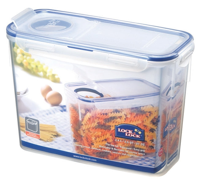 LocknLock Classic Slimline Cereal Container Kitchen Food Storage Box - 2.4 L