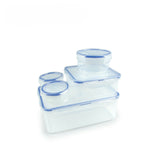 LocknLock Food Containers with Lids Kitchen Plastic Storage Boxes - Pack of 5