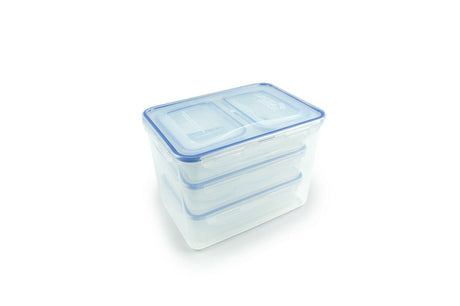 LocknLock Food Containers with Lids Kitchen Essential Storage Boxes - Pack of 7