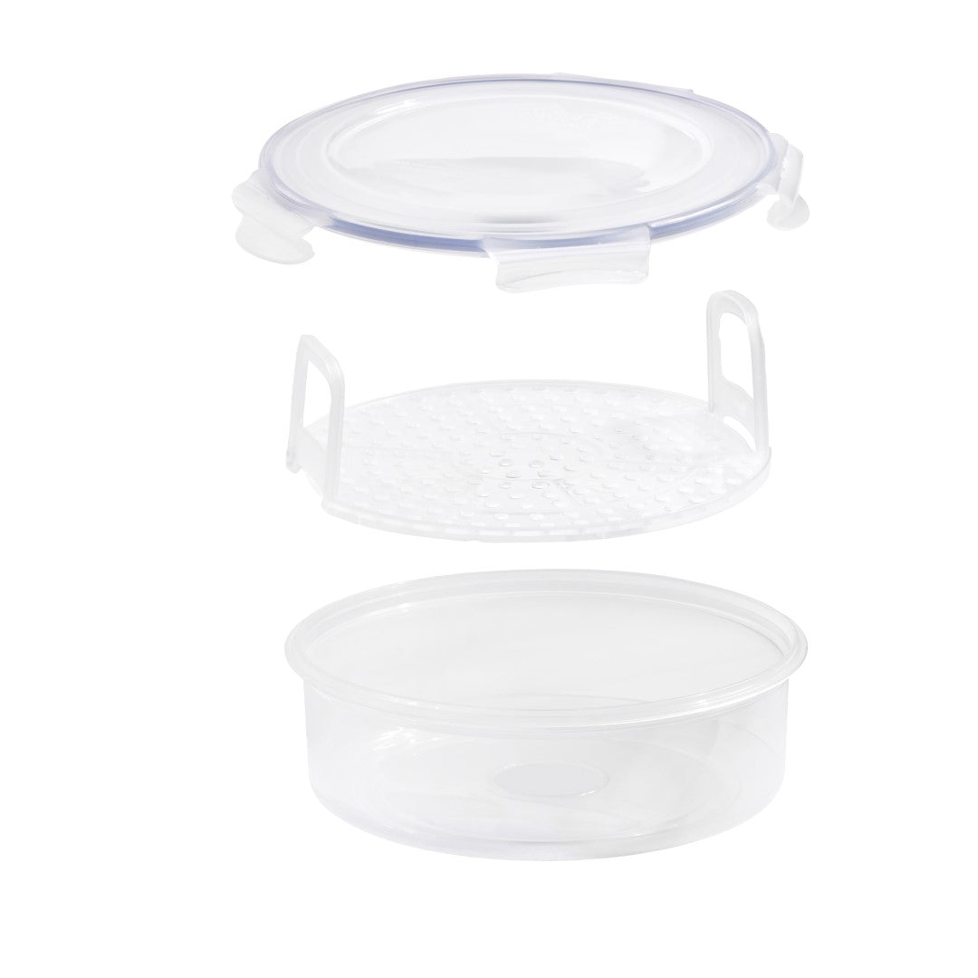 LocknLock Classic Round with Lifting Tray, 2.5L