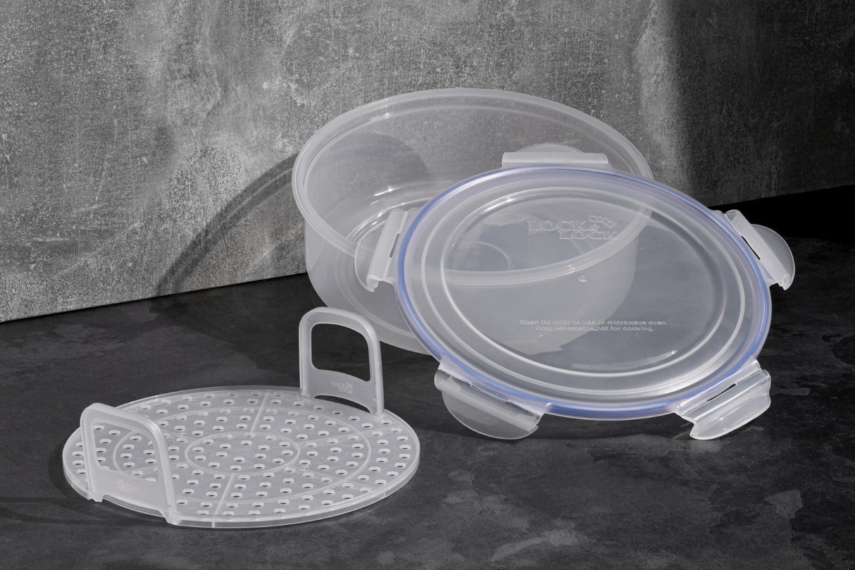 LocknLock Classic Round with Lifting Tray, 2.5L