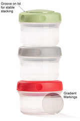 LocknLock Mini Food Container Set 80 ml Kitchen Lunch Storage Boxes - Pack of 3