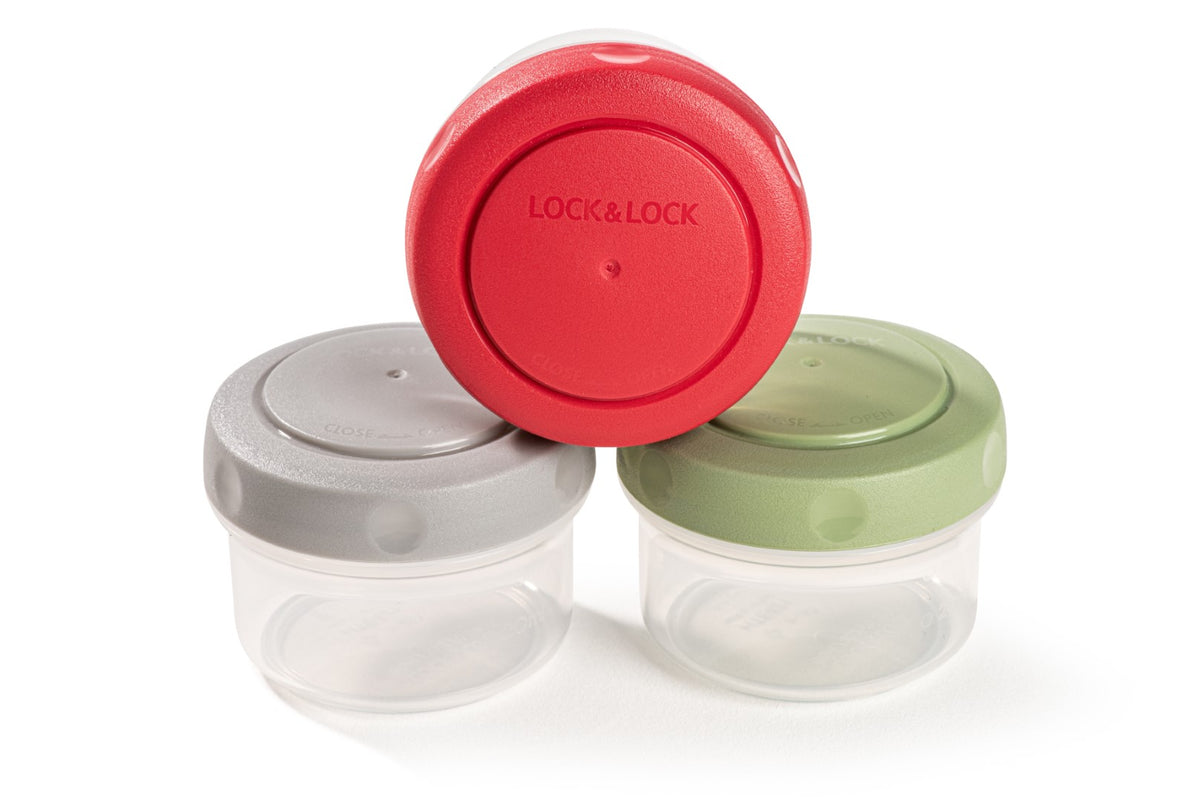 Small Food Container Lock LocknLock Mini Food Container Set 80 ml Kitchen Lunch Storage Boxes ...