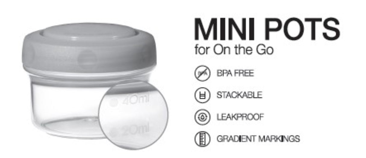 LocknLock Mini Food Container Set 80 ml Kitchen Lunch Storage Boxes - Pack of 3