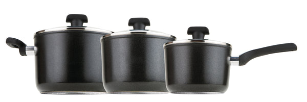 Tesco Stainless Steel Pan Set 3 Piece