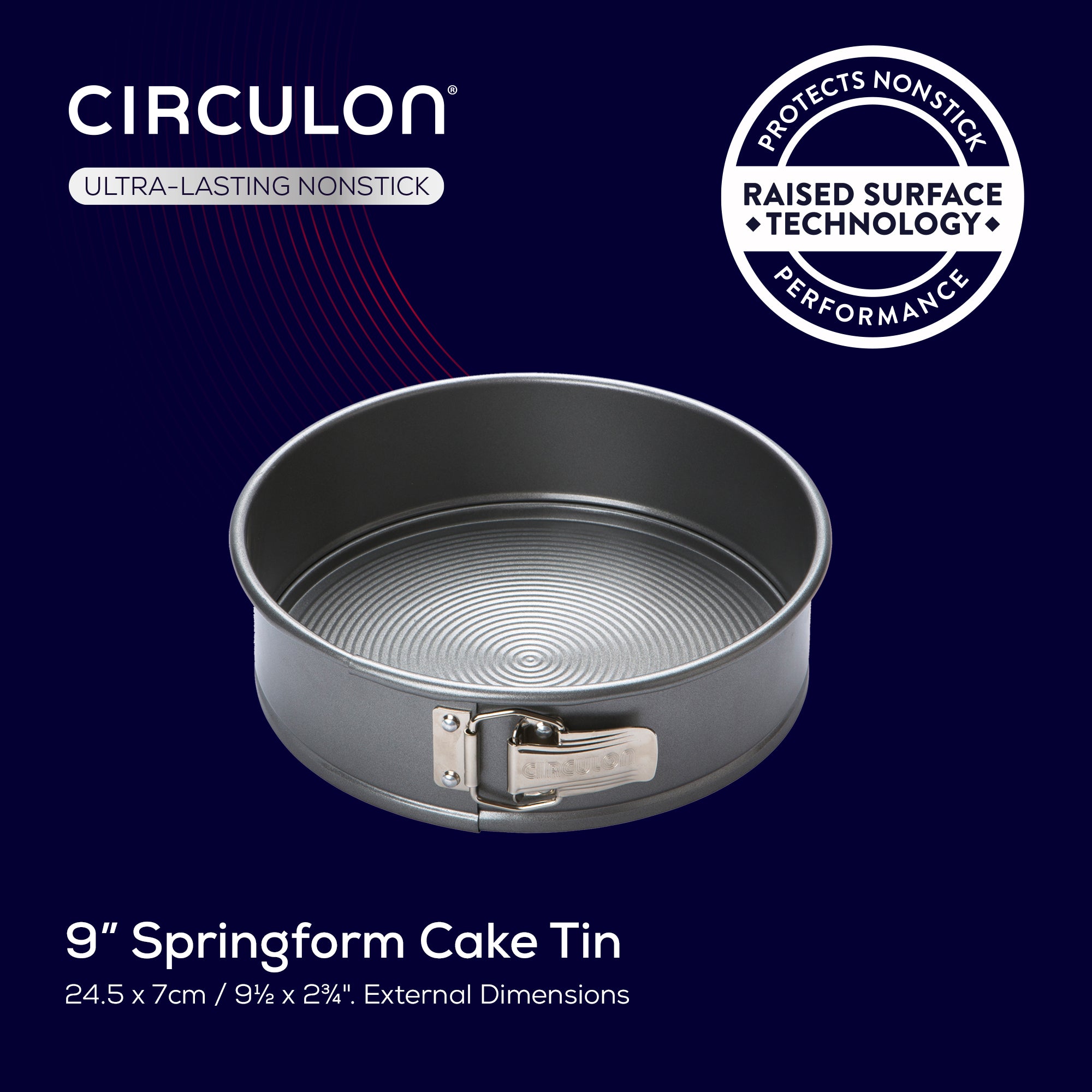 Le Creuset Springform Round Cake Tin 24cm Toughened Non-Stick - Teddingtons  Australia